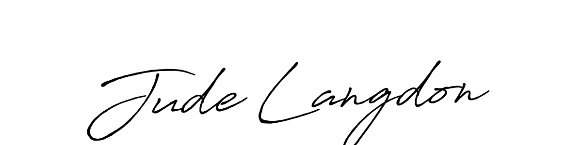 How to Draw Jude Langdon signature style? Antro_Vectra_Bolder is a latest design signature styles for name Jude Langdon. Jude Langdon signature style 7 images and pictures png