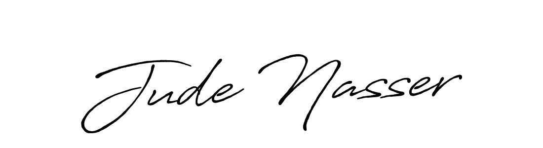It looks lik you need a new signature style for name Jude Nasser. Design unique handwritten (Antro_Vectra_Bolder) signature with our free signature maker in just a few clicks. Jude Nasser signature style 7 images and pictures png