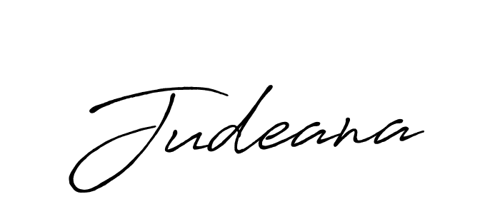 Also You can easily find your signature by using the search form. We will create Judeana name handwritten signature images for you free of cost using Antro_Vectra_Bolder sign style. Judeana signature style 7 images and pictures png