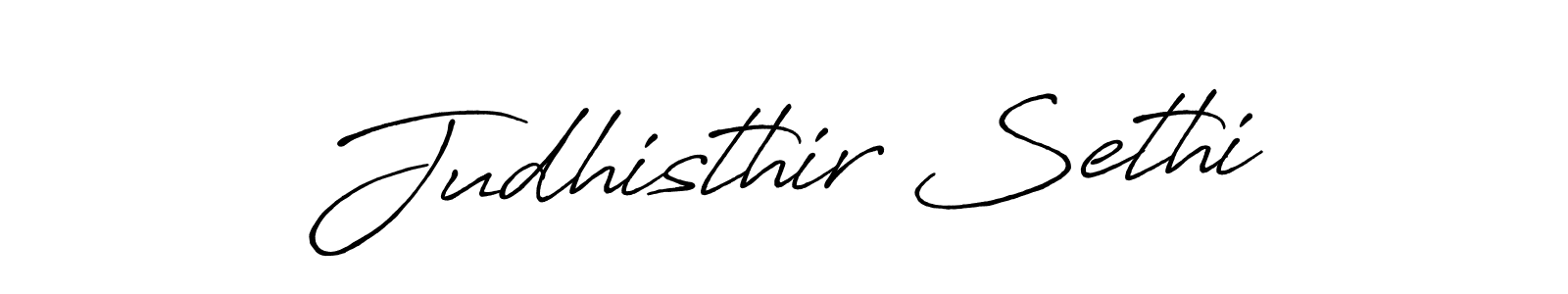 How to make Judhisthir Sethi name signature. Use Antro_Vectra_Bolder style for creating short signs online. This is the latest handwritten sign. Judhisthir Sethi signature style 7 images and pictures png