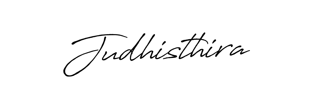 How to make Judhisthira signature? Antro_Vectra_Bolder is a professional autograph style. Create handwritten signature for Judhisthira name. Judhisthira signature style 7 images and pictures png