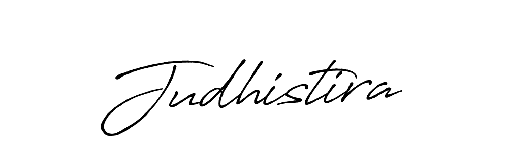 How to make Judhistira signature? Antro_Vectra_Bolder is a professional autograph style. Create handwritten signature for Judhistira name. Judhistira signature style 7 images and pictures png