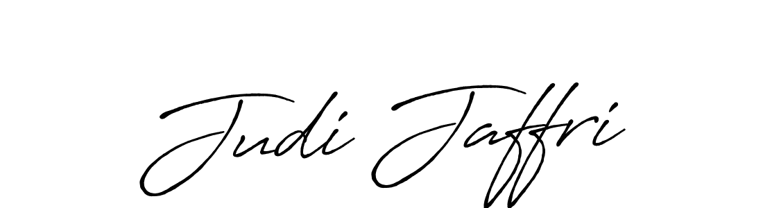 The best way (Antro_Vectra_Bolder) to make a short signature is to pick only two or three words in your name. The name Judi Jaffri include a total of six letters. For converting this name. Judi Jaffri signature style 7 images and pictures png