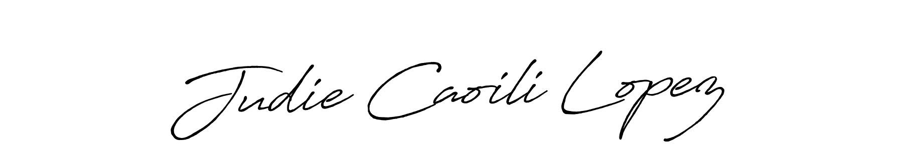 How to Draw Judie Caoili Lopez signature style? Antro_Vectra_Bolder is a latest design signature styles for name Judie Caoili Lopez. Judie Caoili Lopez signature style 7 images and pictures png