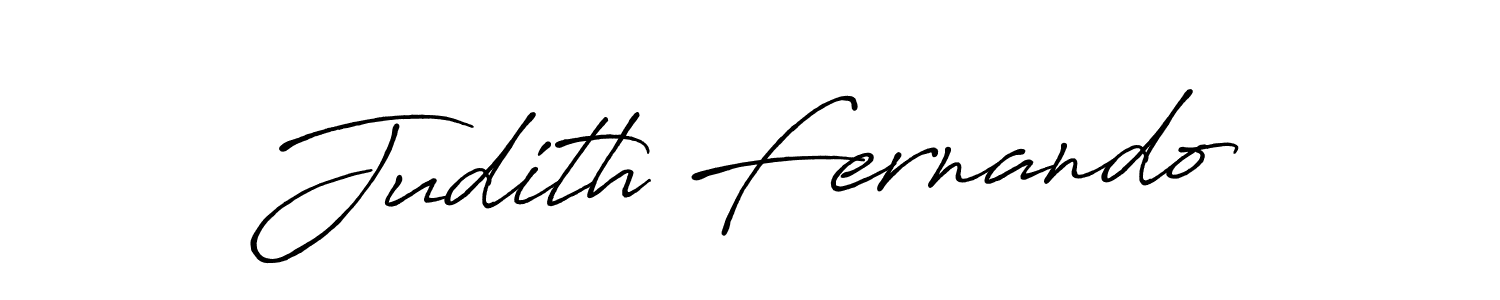 Design your own signature with our free online signature maker. With this signature software, you can create a handwritten (Antro_Vectra_Bolder) signature for name Judith Fernando. Judith Fernando signature style 7 images and pictures png