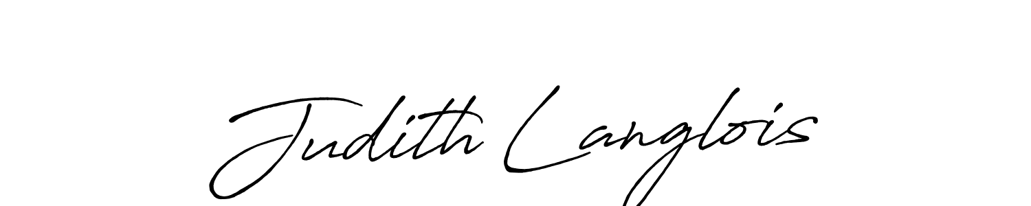 How to make Judith Langlois signature? Antro_Vectra_Bolder is a professional autograph style. Create handwritten signature for Judith Langlois name. Judith Langlois signature style 7 images and pictures png