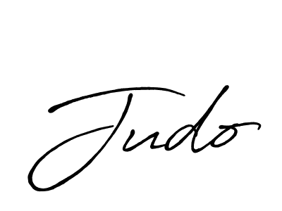 Design your own signature with our free online signature maker. With this signature software, you can create a handwritten (Antro_Vectra_Bolder) signature for name Judo. Judo signature style 7 images and pictures png