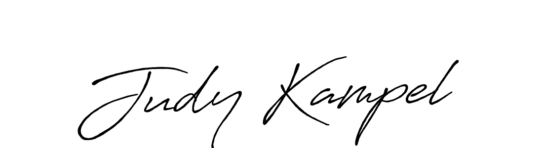 Judy Kampel stylish signature style. Best Handwritten Sign (Antro_Vectra_Bolder) for my name. Handwritten Signature Collection Ideas for my name Judy Kampel. Judy Kampel signature style 7 images and pictures png