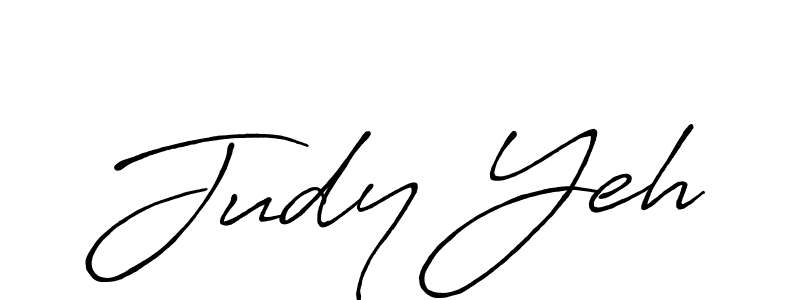 Antro_Vectra_Bolder is a professional signature style that is perfect for those who want to add a touch of class to their signature. It is also a great choice for those who want to make their signature more unique. Get Judy Yeh name to fancy signature for free. Judy Yeh signature style 7 images and pictures png