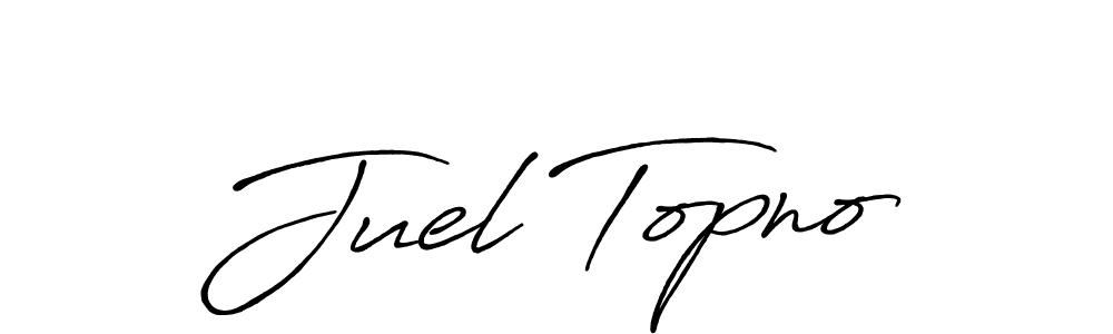 Similarly Antro_Vectra_Bolder is the best handwritten signature design. Signature creator online .You can use it as an online autograph creator for name Juel Topno. Juel Topno signature style 7 images and pictures png