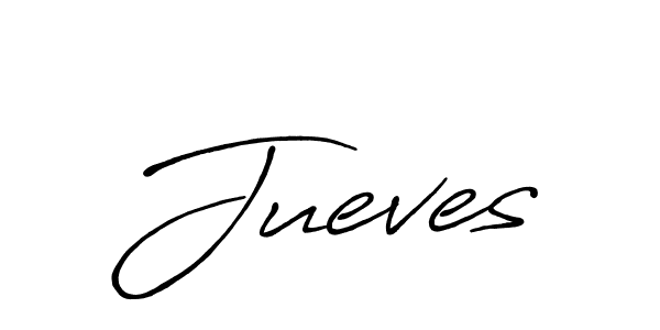 Make a beautiful signature design for name Jueves. With this signature (Antro_Vectra_Bolder) style, you can create a handwritten signature for free. Jueves signature style 7 images and pictures png