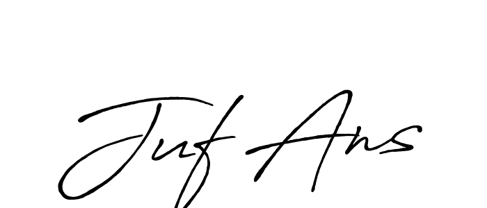 Here are the top 10 professional signature styles for the name Juf Ans. These are the best autograph styles you can use for your name. Juf Ans signature style 7 images and pictures png