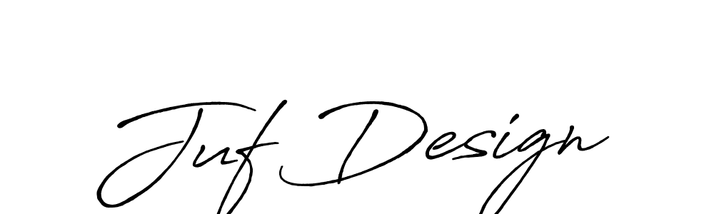 Make a beautiful signature design for name Juf Design. Use this online signature maker to create a handwritten signature for free. Juf Design signature style 7 images and pictures png