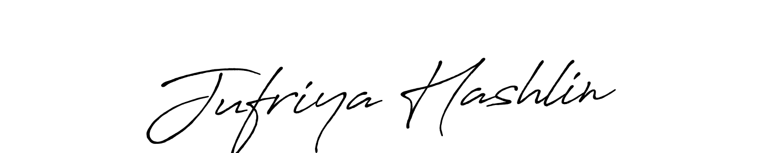 Antro_Vectra_Bolder is a professional signature style that is perfect for those who want to add a touch of class to their signature. It is also a great choice for those who want to make their signature more unique. Get Jufriya Hashlin name to fancy signature for free. Jufriya Hashlin signature style 7 images and pictures png