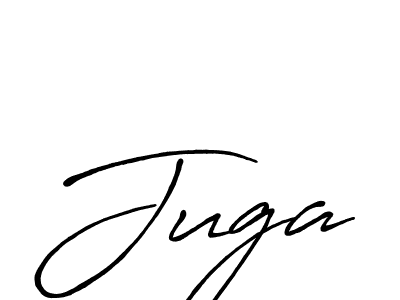 Juga stylish signature style. Best Handwritten Sign (Antro_Vectra_Bolder) for my name. Handwritten Signature Collection Ideas for my name Juga. Juga signature style 7 images and pictures png