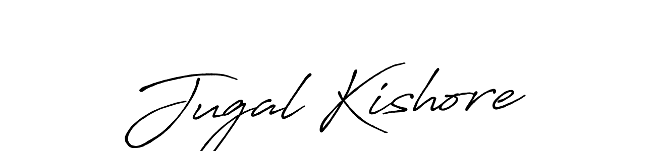 The best way (Antro_Vectra_Bolder) to make a short signature is to pick only two or three words in your name. The name Jugal Kishore include a total of six letters. For converting this name. Jugal Kishore signature style 7 images and pictures png