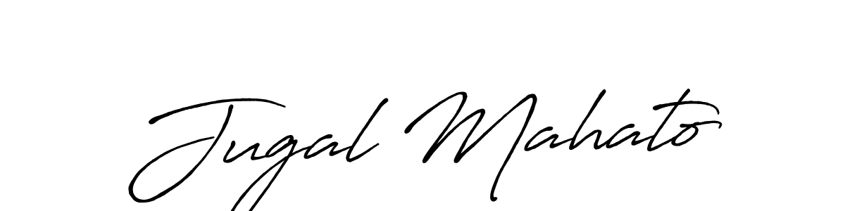 It looks lik you need a new signature style for name Jugal Mahato. Design unique handwritten (Antro_Vectra_Bolder) signature with our free signature maker in just a few clicks. Jugal Mahato signature style 7 images and pictures png