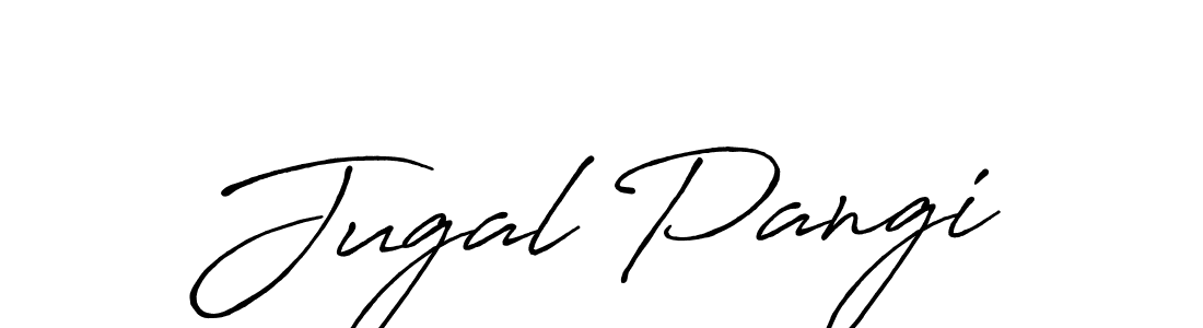 Use a signature maker to create a handwritten signature online. With this signature software, you can design (Antro_Vectra_Bolder) your own signature for name Jugal Pangi. Jugal Pangi signature style 7 images and pictures png