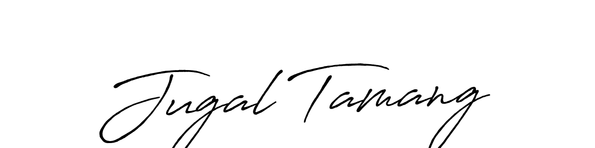 How to Draw Jugal Tamang signature style? Antro_Vectra_Bolder is a latest design signature styles for name Jugal Tamang. Jugal Tamang signature style 7 images and pictures png
