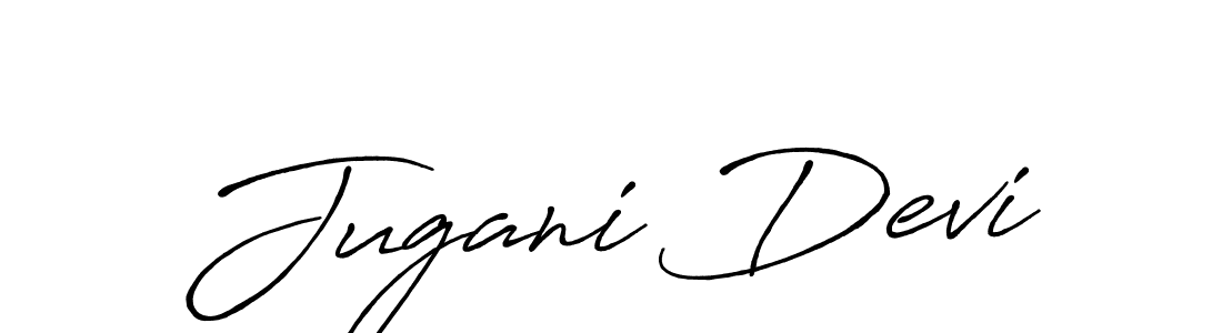 The best way (Antro_Vectra_Bolder) to make a short signature is to pick only two or three words in your name. The name Jugani Devi include a total of six letters. For converting this name. Jugani Devi signature style 7 images and pictures png