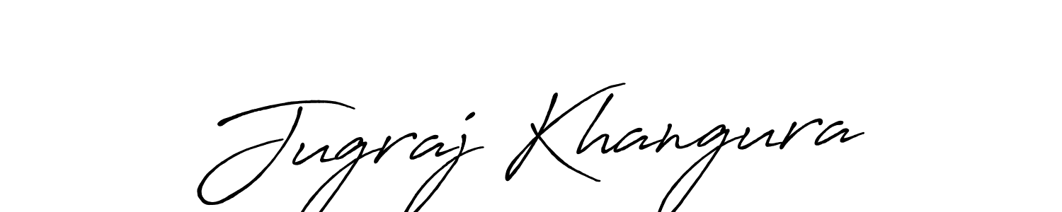 You should practise on your own different ways (Antro_Vectra_Bolder) to write your name (Jugraj Khangura) in signature. don't let someone else do it for you. Jugraj Khangura signature style 7 images and pictures png