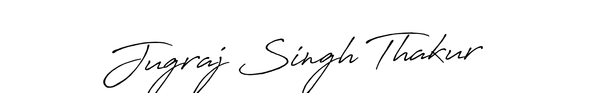 The best way (Antro_Vectra_Bolder) to make a short signature is to pick only two or three words in your name. The name Jugraj Singh Thakur include a total of six letters. For converting this name. Jugraj Singh Thakur signature style 7 images and pictures png