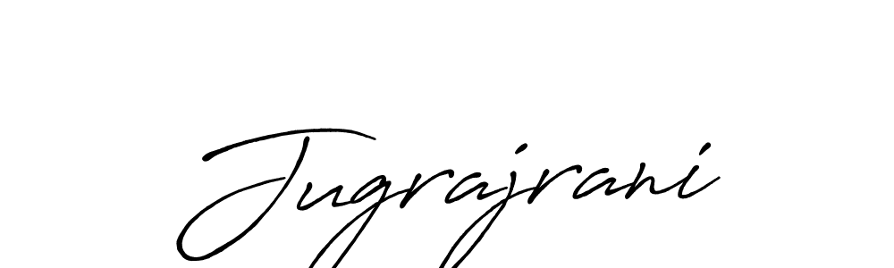 Once you've used our free online signature maker to create your best signature Antro_Vectra_Bolder style, it's time to enjoy all of the benefits that Jugrajrani name signing documents. Jugrajrani signature style 7 images and pictures png