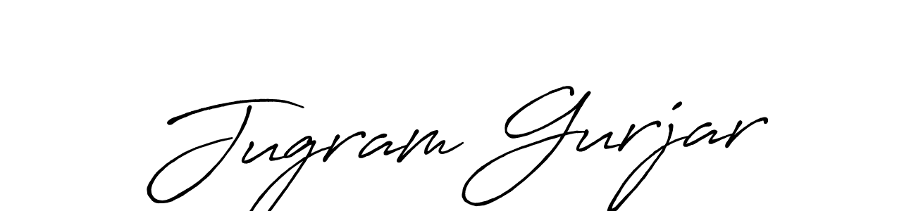 You can use this online signature creator to create a handwritten signature for the name Jugram Gurjar. This is the best online autograph maker. Jugram Gurjar signature style 7 images and pictures png