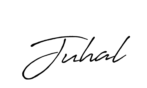 Make a beautiful signature design for name Juhal. With this signature (Antro_Vectra_Bolder) style, you can create a handwritten signature for free. Juhal signature style 7 images and pictures png