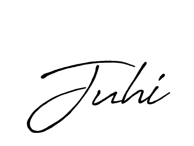 Also we have Juhi name is the best signature style. Create professional handwritten signature collection using Antro_Vectra_Bolder autograph style. Juhi signature style 7 images and pictures png