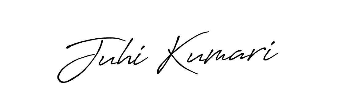 Make a short Juhi Kumari signature style. Manage your documents anywhere anytime using Antro_Vectra_Bolder. Create and add eSignatures, submit forms, share and send files easily. Juhi Kumari signature style 7 images and pictures png