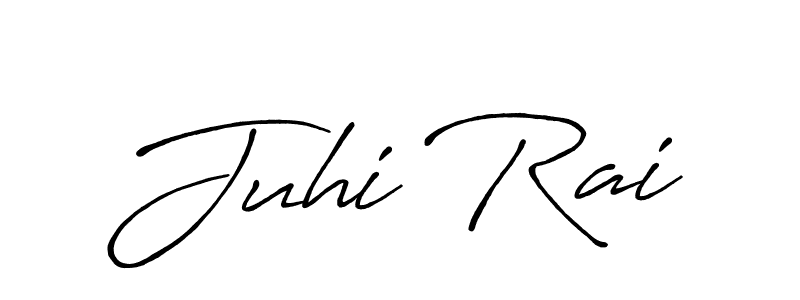 Also we have Juhi Rai name is the best signature style. Create professional handwritten signature collection using Antro_Vectra_Bolder autograph style. Juhi Rai signature style 7 images and pictures png