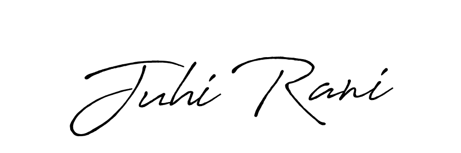 It looks lik you need a new signature style for name Juhi Rani. Design unique handwritten (Antro_Vectra_Bolder) signature with our free signature maker in just a few clicks. Juhi Rani signature style 7 images and pictures png