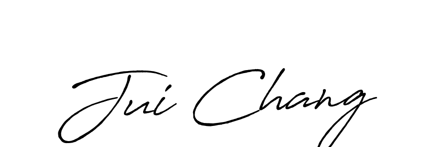 Create a beautiful signature design for name Jui Chang. With this signature (Antro_Vectra_Bolder) fonts, you can make a handwritten signature for free. Jui Chang signature style 7 images and pictures png