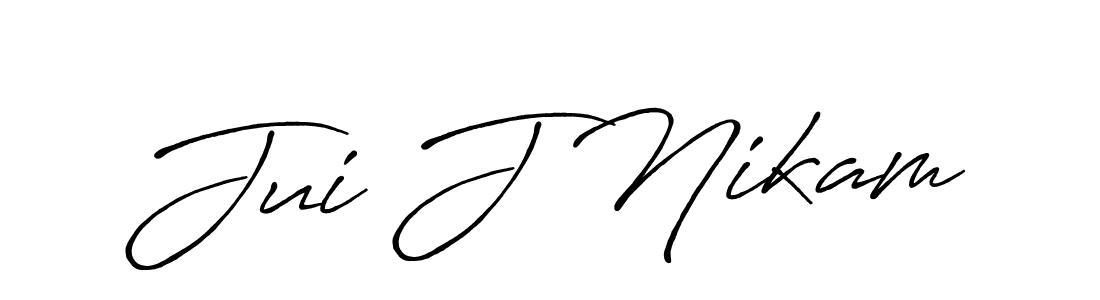 Make a short Jui J Nikam signature style. Manage your documents anywhere anytime using Antro_Vectra_Bolder. Create and add eSignatures, submit forms, share and send files easily. Jui J Nikam signature style 7 images and pictures png