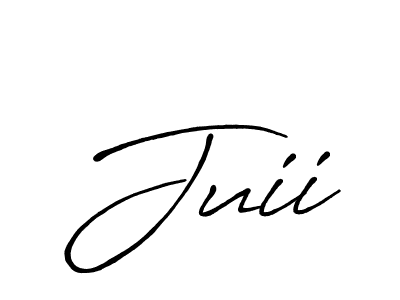 Once you've used our free online signature maker to create your best signature Antro_Vectra_Bolder style, it's time to enjoy all of the benefits that Juii name signing documents. Juii signature style 7 images and pictures png