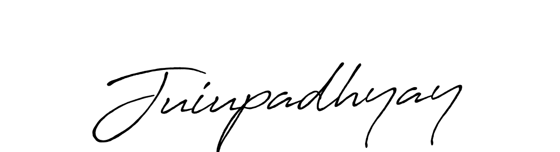 Once you've used our free online signature maker to create your best signature Antro_Vectra_Bolder style, it's time to enjoy all of the benefits that Juiupadhyay name signing documents. Juiupadhyay signature style 7 images and pictures png