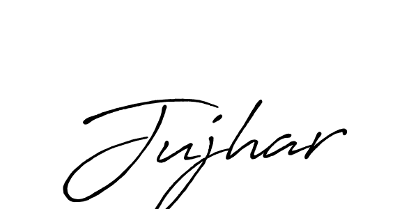 Make a beautiful signature design for name Jujhar. With this signature (Antro_Vectra_Bolder) style, you can create a handwritten signature for free. Jujhar signature style 7 images and pictures png