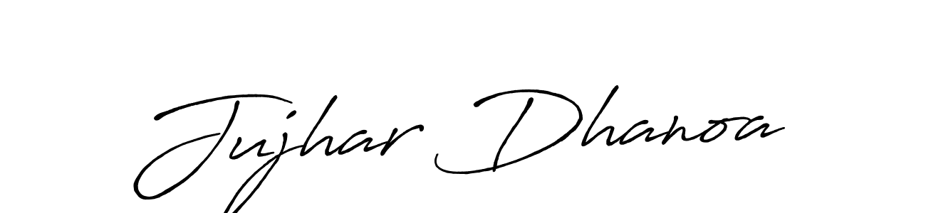 Antro_Vectra_Bolder is a professional signature style that is perfect for those who want to add a touch of class to their signature. It is also a great choice for those who want to make their signature more unique. Get Jujhar Dhanoa name to fancy signature for free. Jujhar Dhanoa signature style 7 images and pictures png