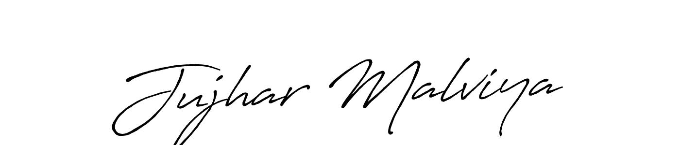 How to make Jujhar Malviya signature? Antro_Vectra_Bolder is a professional autograph style. Create handwritten signature for Jujhar Malviya name. Jujhar Malviya signature style 7 images and pictures png