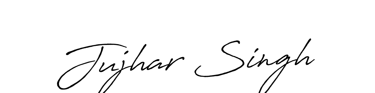 You should practise on your own different ways (Antro_Vectra_Bolder) to write your name (Jujhar Singh) in signature. don't let someone else do it for you. Jujhar Singh signature style 7 images and pictures png