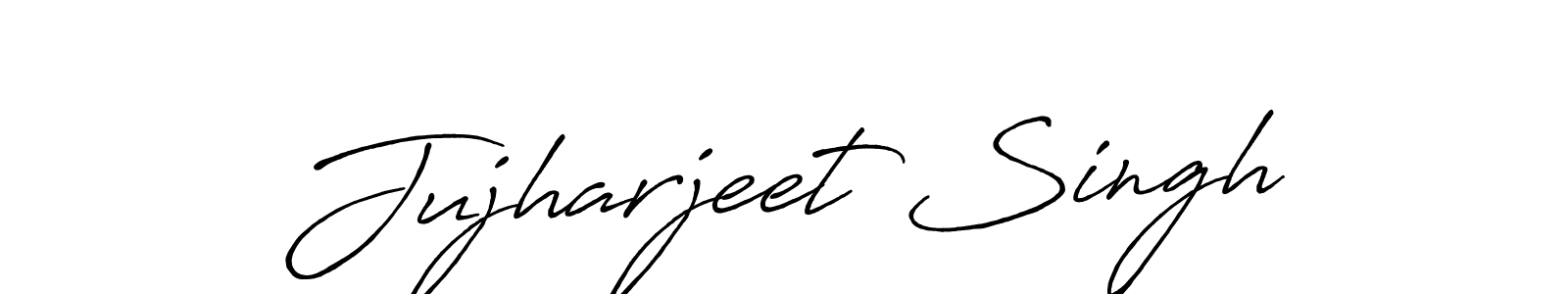 Make a beautiful signature design for name Jujharjeet Singh. With this signature (Antro_Vectra_Bolder) style, you can create a handwritten signature for free. Jujharjeet Singh signature style 7 images and pictures png