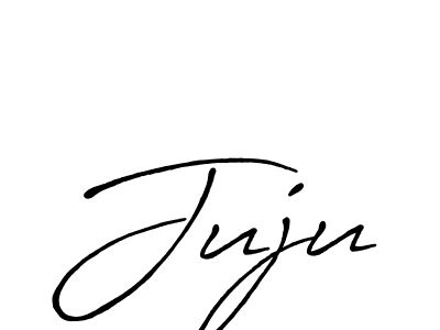 Design your own signature with our free online signature maker. With this signature software, you can create a handwritten (Antro_Vectra_Bolder) signature for name Juju. Juju signature style 7 images and pictures png