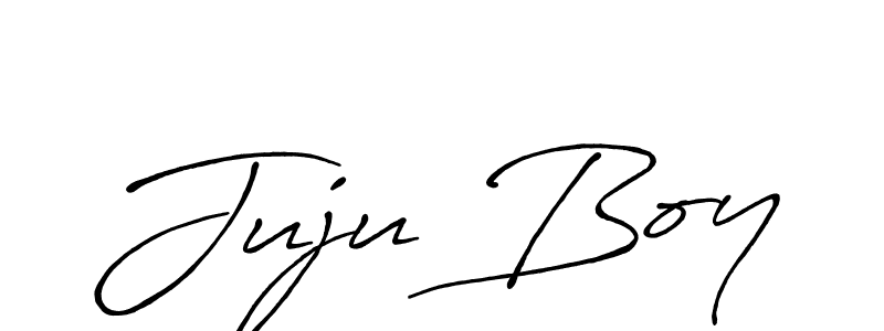 How to make Juju Boy signature? Antro_Vectra_Bolder is a professional autograph style. Create handwritten signature for Juju Boy name. Juju Boy signature style 7 images and pictures png