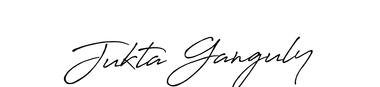 Design your own signature with our free online signature maker. With this signature software, you can create a handwritten (Antro_Vectra_Bolder) signature for name Jukta Ganguly. Jukta Ganguly signature style 7 images and pictures png