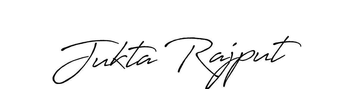 How to make Jukta Rajput signature? Antro_Vectra_Bolder is a professional autograph style. Create handwritten signature for Jukta Rajput name. Jukta Rajput signature style 7 images and pictures png