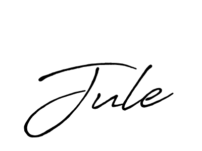 How to make Jule name signature. Use Antro_Vectra_Bolder style for creating short signs online. This is the latest handwritten sign. Jule signature style 7 images and pictures png