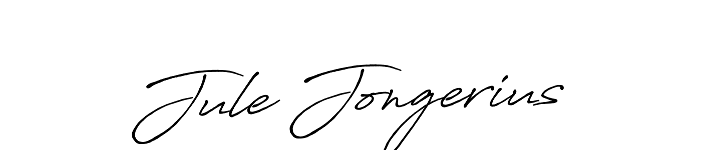 Design your own signature with our free online signature maker. With this signature software, you can create a handwritten (Antro_Vectra_Bolder) signature for name Jule Jongerius. Jule Jongerius signature style 7 images and pictures png