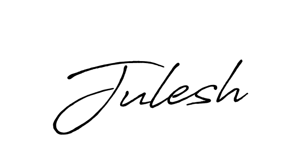 How to make Julesh signature? Antro_Vectra_Bolder is a professional autograph style. Create handwritten signature for Julesh name. Julesh signature style 7 images and pictures png
