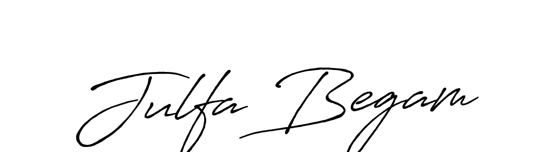 Julfa Begam stylish signature style. Best Handwritten Sign (Antro_Vectra_Bolder) for my name. Handwritten Signature Collection Ideas for my name Julfa Begam. Julfa Begam signature style 7 images and pictures png